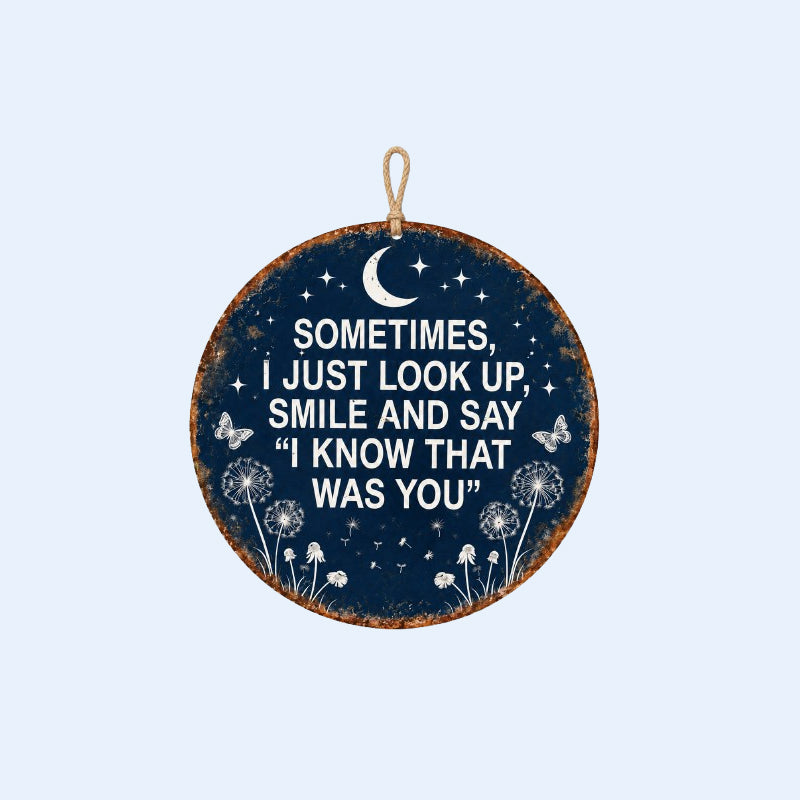„ICH WEISS, DASS DU DAS WARST.“ – Ein Zeichen der Liebe für deinen Garten 🌙