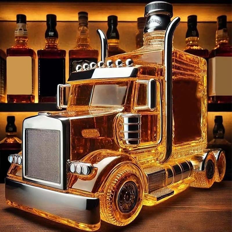 Truck Whiskyflaschen