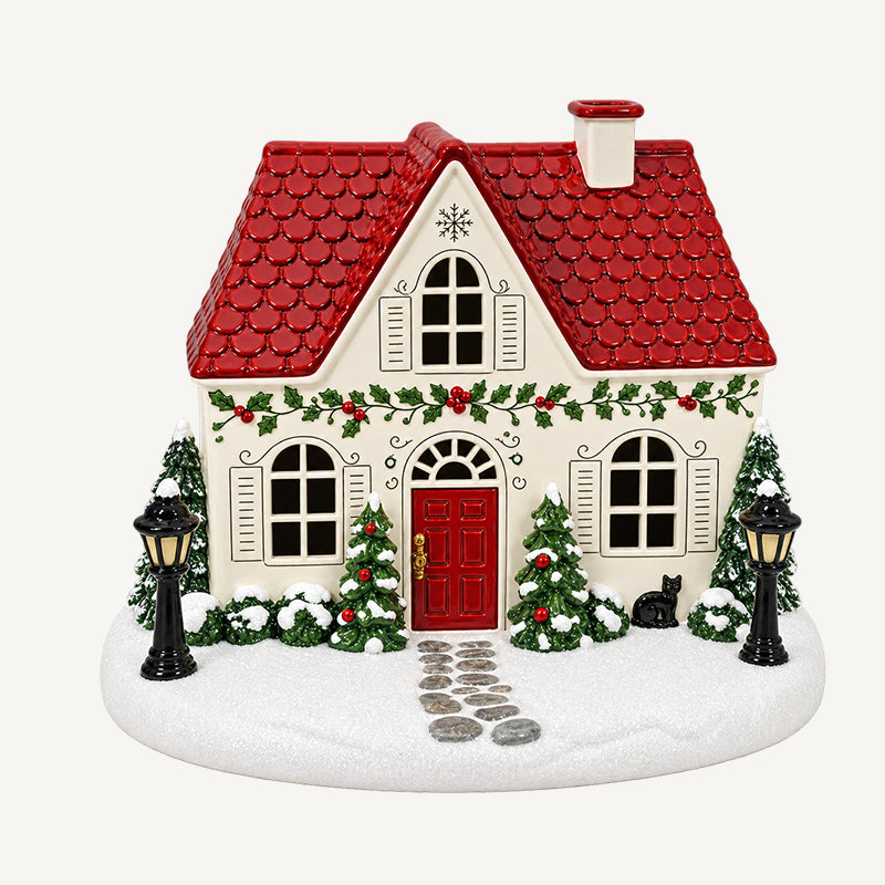 Ein Weihnachtsmärchen für Zuhause: Der beleuchtete Kamin-Diffusor für magische Winterabende