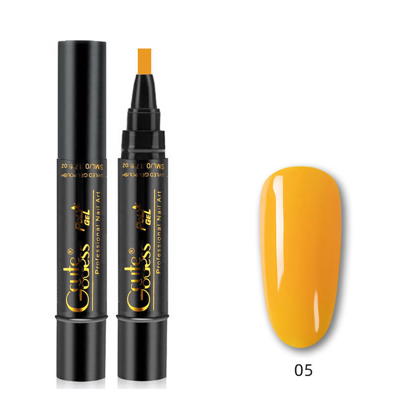 💅✨ 3-in-1 Gellack-Stift: Grundierung + Farbe + Versiegelung in Einem! | Schnelle Maniküre