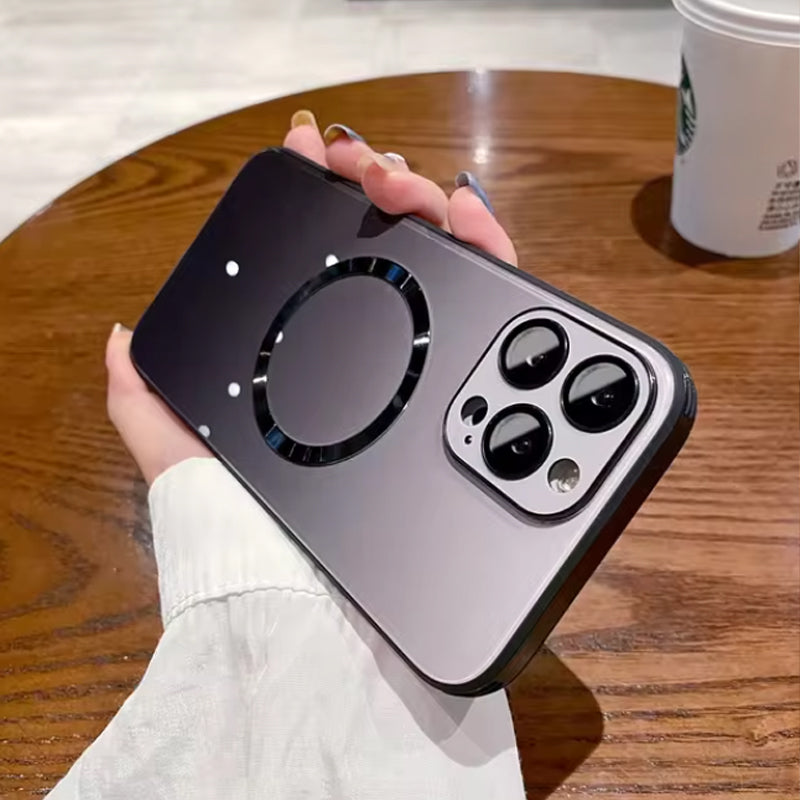 📱Handyhülle aus magnetischem Glas mit Farbverlauf
