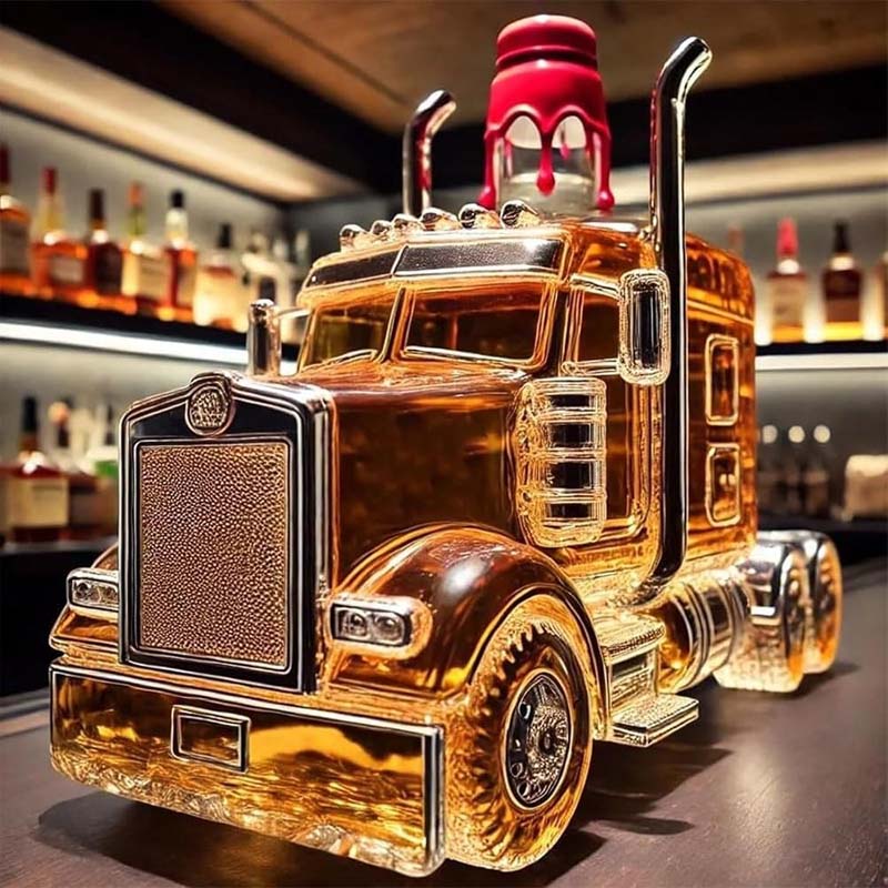 Truck Whiskyflaschen