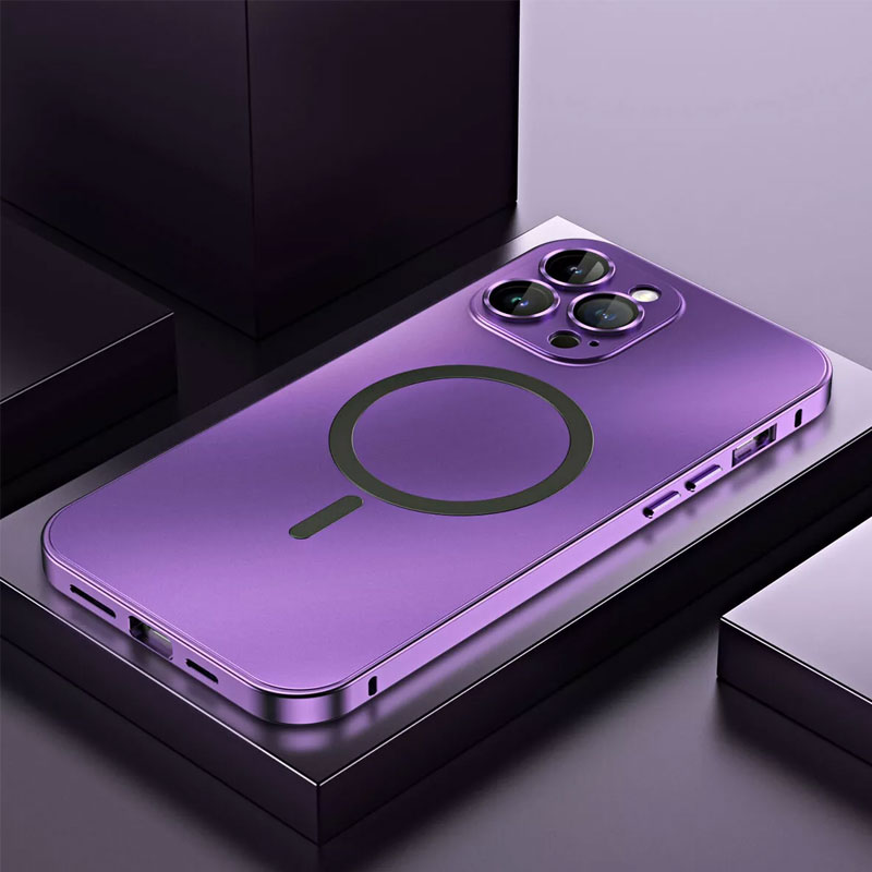 Magnetische Metall-Snap-On-Hülle für iPhone