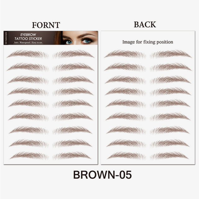 Simulation Waterproof Eyebrow Sticker