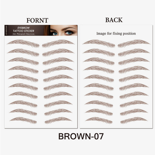 Simulation Waterproof Eyebrow Sticker