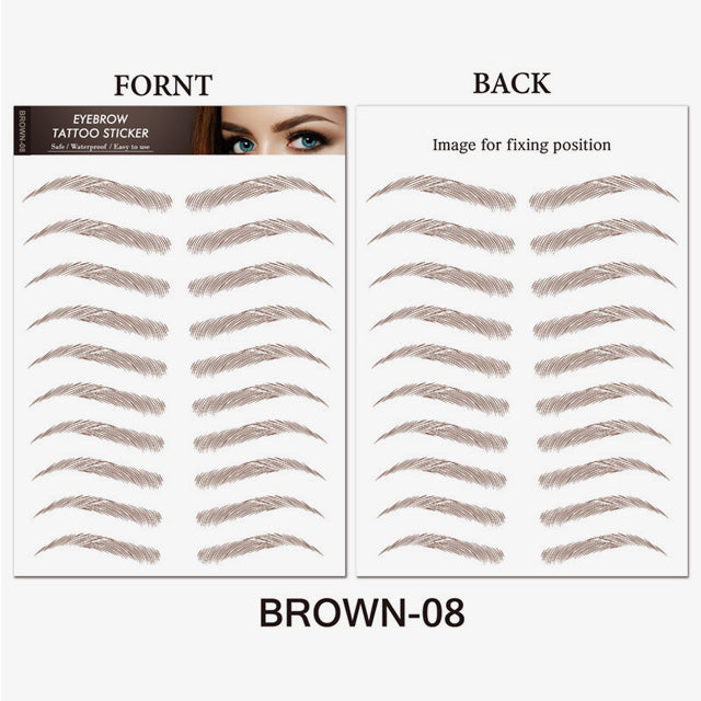 Simulation Waterproof Eyebrow Sticker