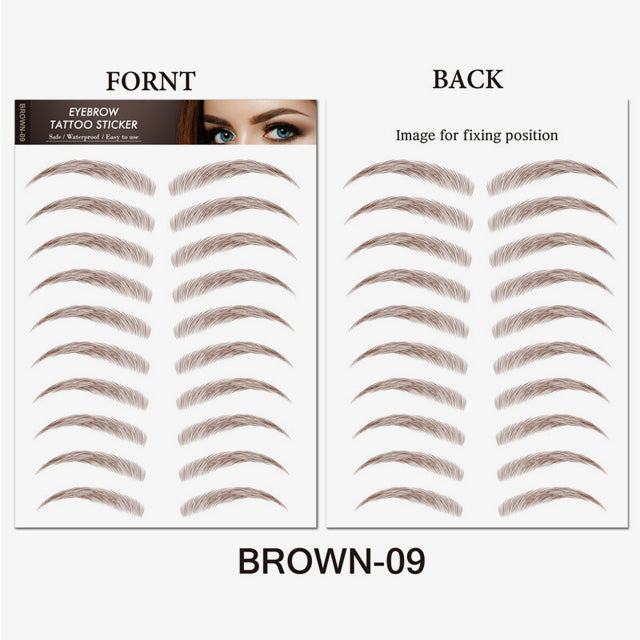 Simulation Waterproof Eyebrow Sticker