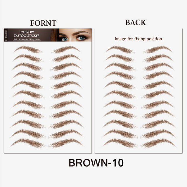Simulation Waterproof Eyebrow Sticker