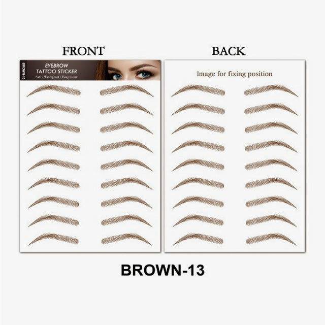 Simulation Waterproof Eyebrow Sticker