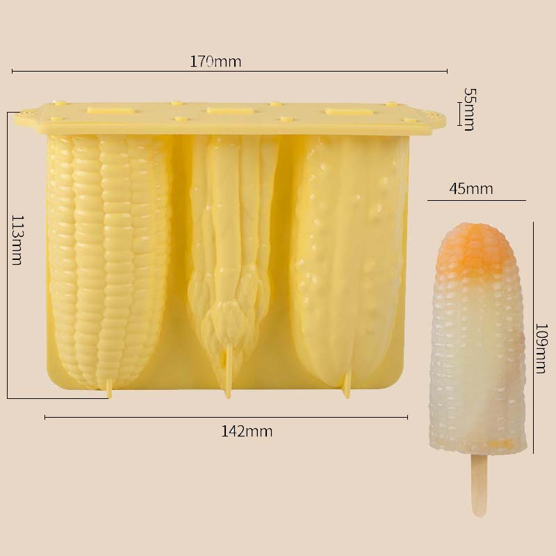 Kreative florale Eiscreme Silikonform