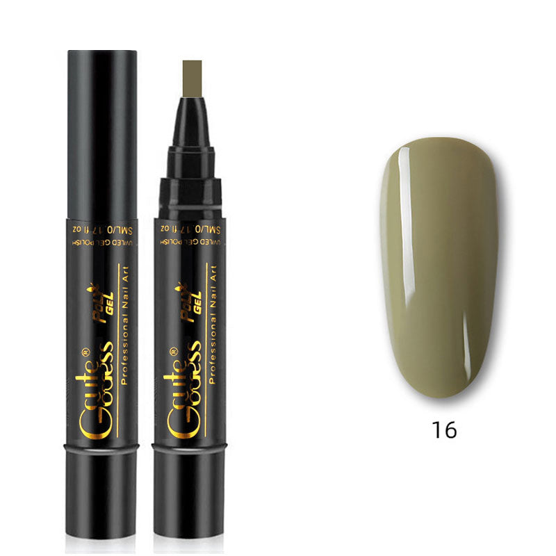 💅✨ 3-in-1 Gellack-Stift: Grundierung + Farbe + Versiegelung in Einem! | Schnelle Maniküre