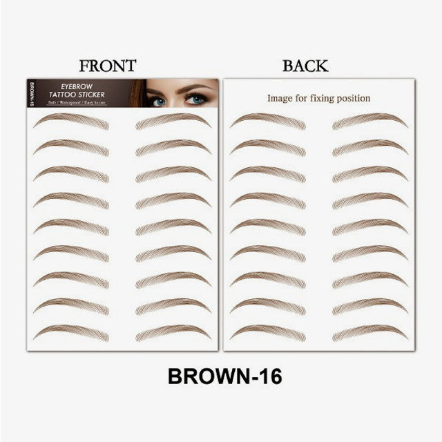 Simulation Waterproof Eyebrow Sticker