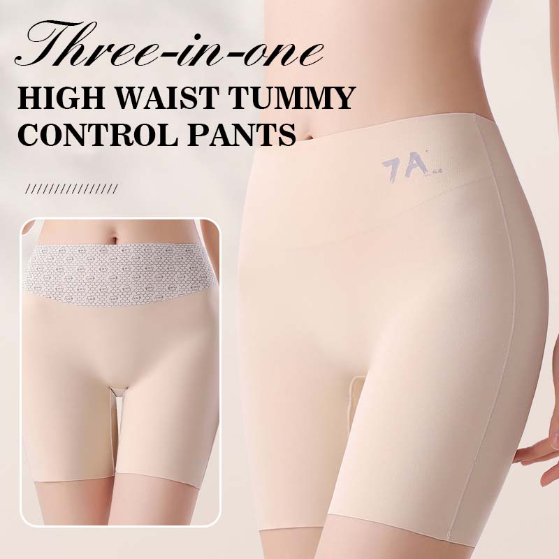 Drei-in-eins-Hose mit hoher Taille und Bauchweg-Effekt