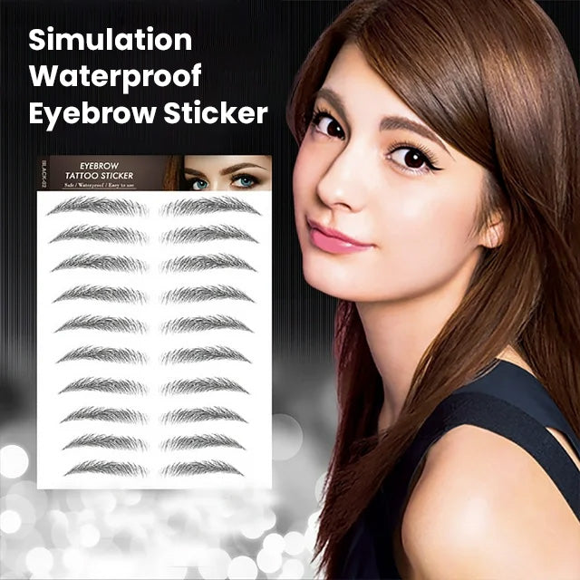 Simulation Waterproof Eyebrow Sticker