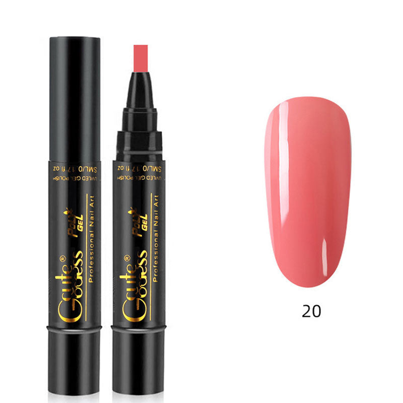 💅✨ 3-in-1 Gellack-Stift: Grundierung + Farbe + Versiegelung in Einem! | Schnelle Maniküre