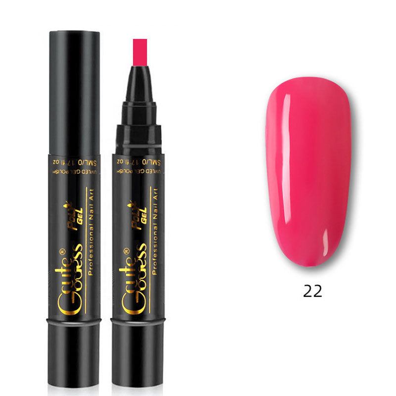 💅✨ 3-in-1 Gellack-Stift: Grundierung + Farbe + Versiegelung in Einem! | Schnelle Maniküre