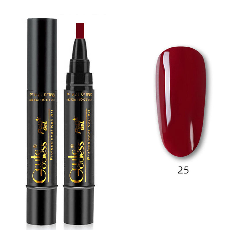 💅✨ 3-in-1 Gellack-Stift: Grundierung + Farbe + Versiegelung in Einem! | Schnelle Maniküre