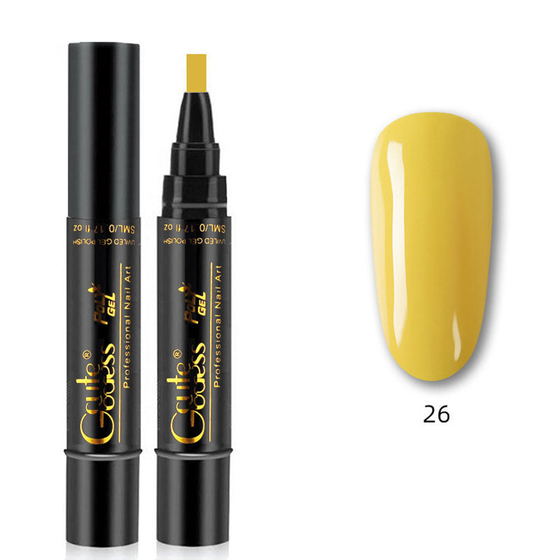 💅✨ 3-in-1 Gellack-Stift: Grundierung + Farbe + Versiegelung in Einem! | Schnelle Maniküre