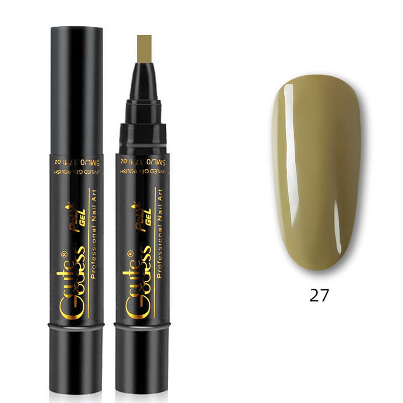 💅✨ 3-in-1 Gellack-Stift: Grundierung + Farbe + Versiegelung in Einem! | Schnelle Maniküre