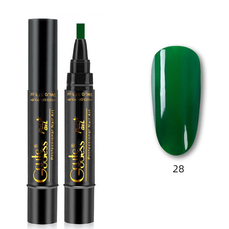 💅✨ 3-in-1 Gellack-Stift: Grundierung + Farbe + Versiegelung in Einem! | Schnelle Maniküre