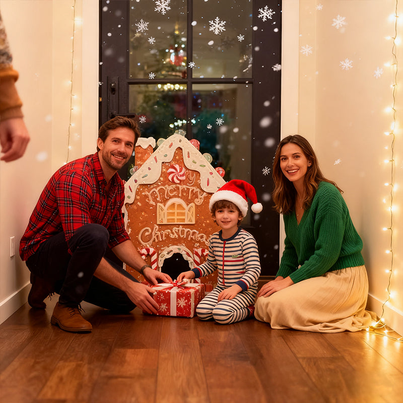 ⛳ Weihnachts-Familienspiel 🎁 | Lebkuchenhaus Golf-Set & Zuckerstange ✨
