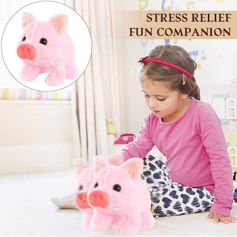 🐽 Anti-Stress Plüsch-Schwein 🐷 – Interaktives Spielzeug mit „Oink Oink“-Sound & Gehfunktion!