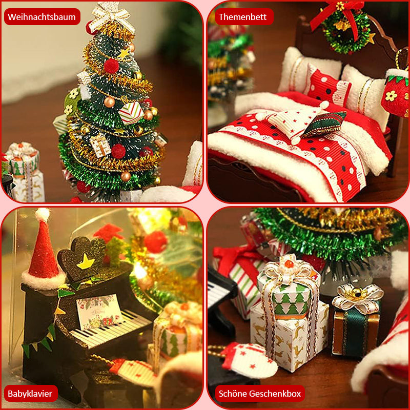 🎄 Weihnachtsmöbel-Set in Miniatur - Perfekte Dekoration & Geschenkidee 🎁