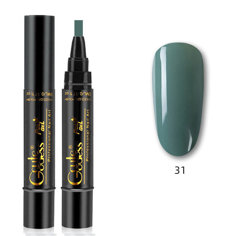💅✨ 3-in-1 Gellack-Stift: Grundierung + Farbe + Versiegelung in Einem! | Schnelle Maniküre