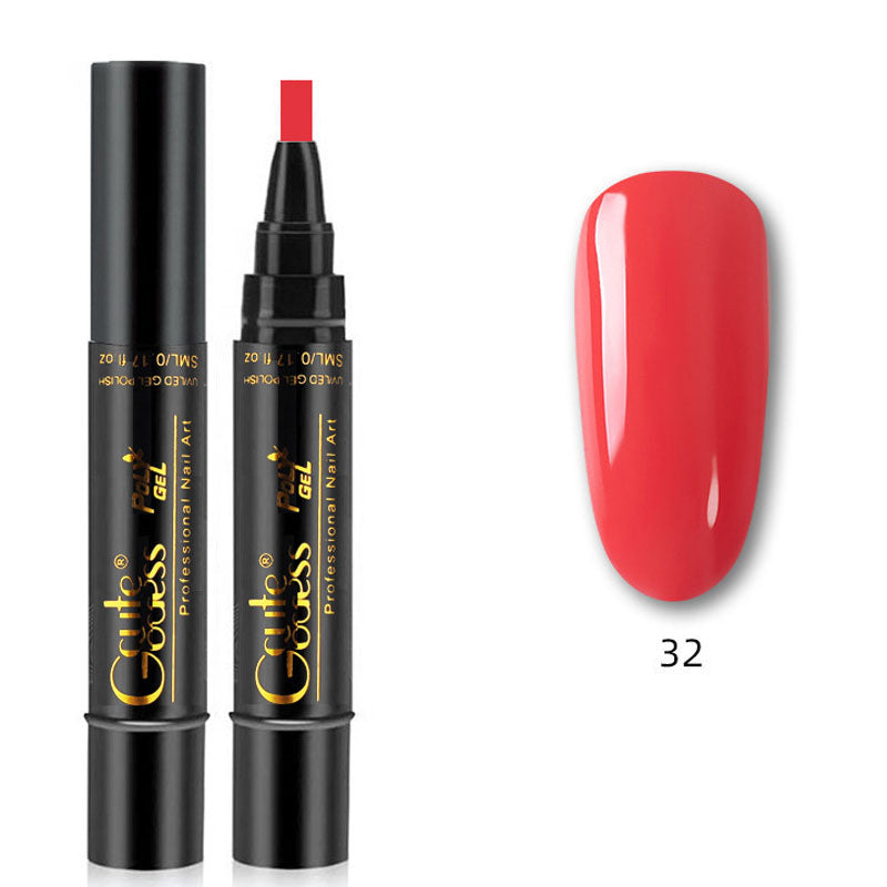💅✨ 3-in-1 Gellack-Stift: Grundierung + Farbe + Versiegelung in Einem! | Schnelle Maniküre