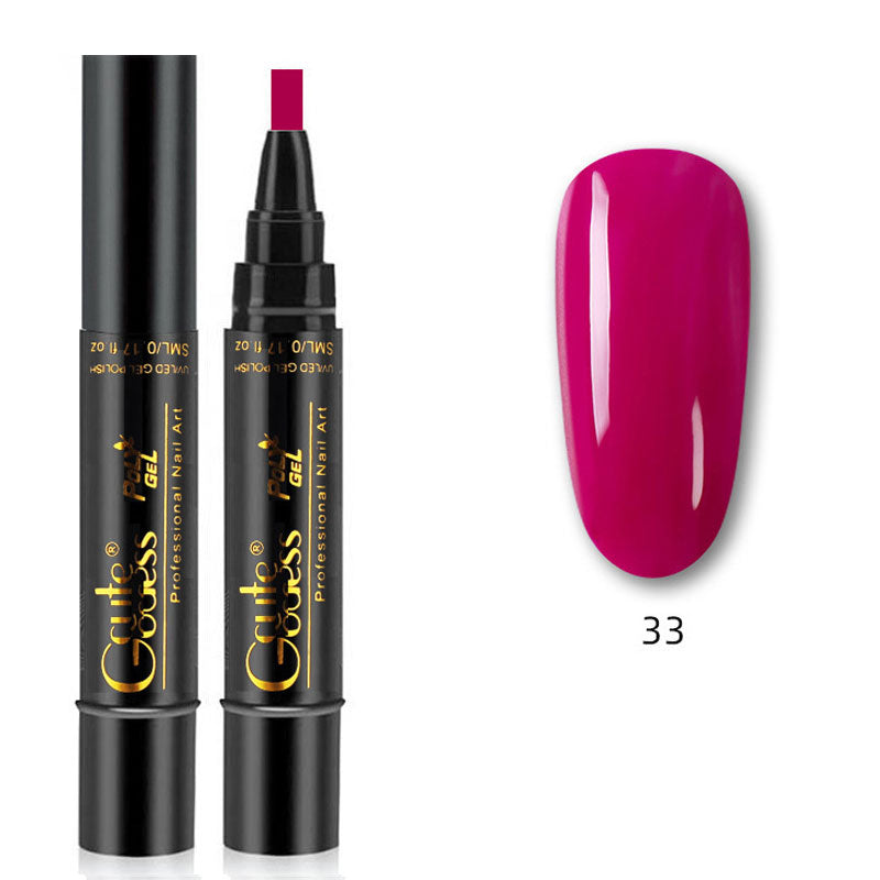 💅✨ 3-in-1 Gellack-Stift: Grundierung + Farbe + Versiegelung in Einem! | Schnelle Maniküre
