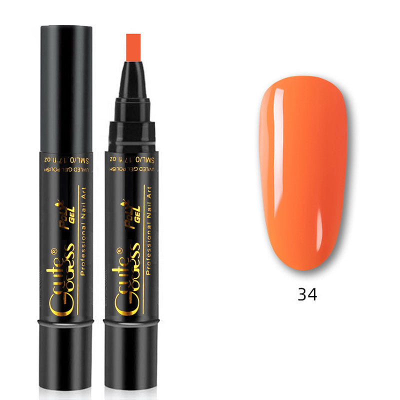 💅✨ 3-in-1 Gellack-Stift: Grundierung + Farbe + Versiegelung in Einem! | Schnelle Maniküre