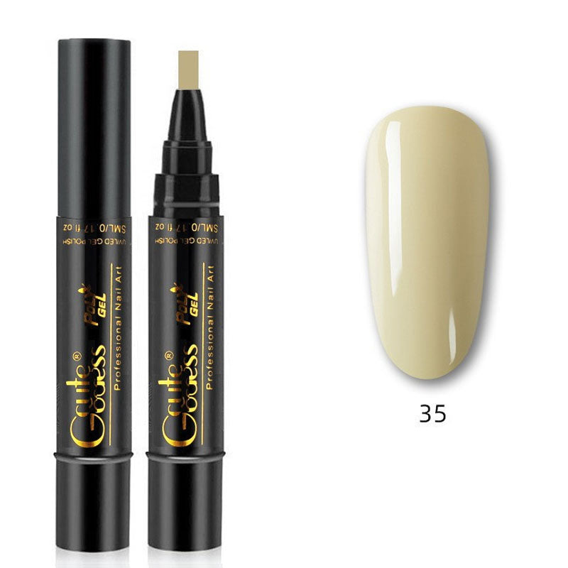 💅✨ 3-in-1 Gellack-Stift: Grundierung + Farbe + Versiegelung in Einem! | Schnelle Maniküre