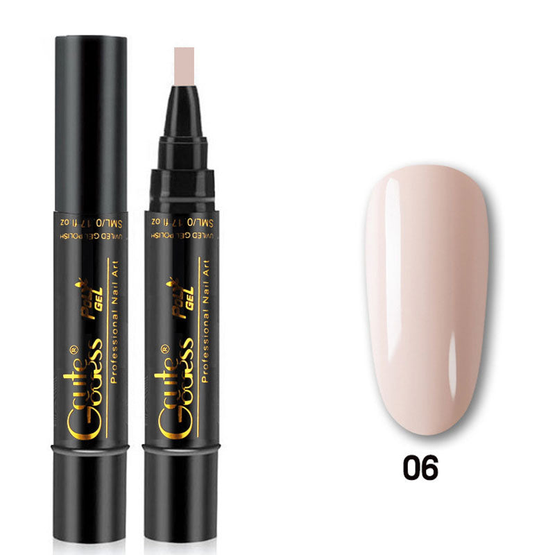💅✨ 3-in-1 Gellack-Stift: Grundierung + Farbe + Versiegelung in Einem! | Schnelle Maniküre