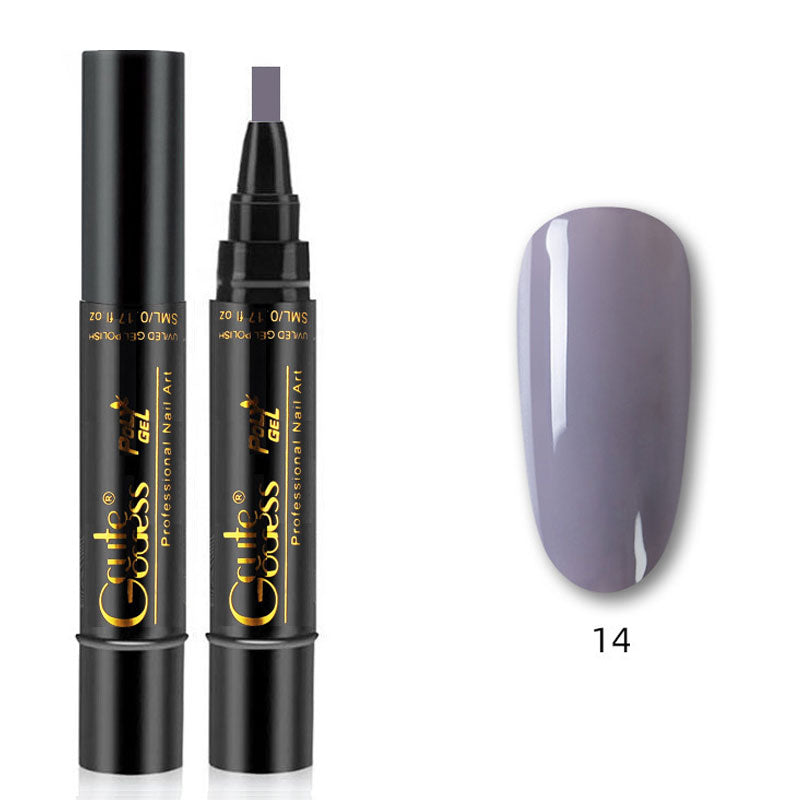 💅✨ 3-in-1 Gellack-Stift: Grundierung + Farbe + Versiegelung in Einem! | Schnelle Maniküre