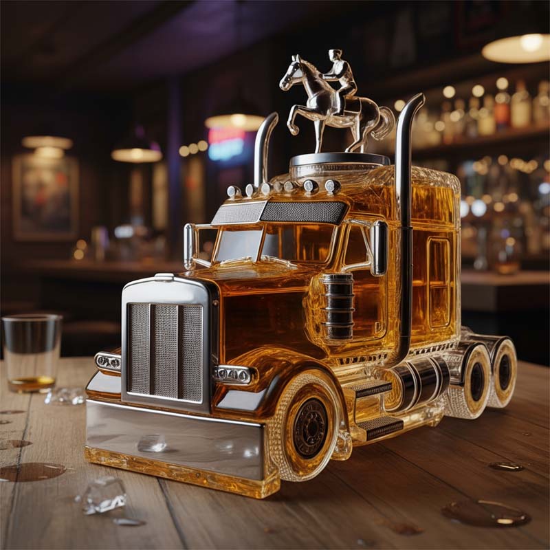 Truck Whiskyflaschen