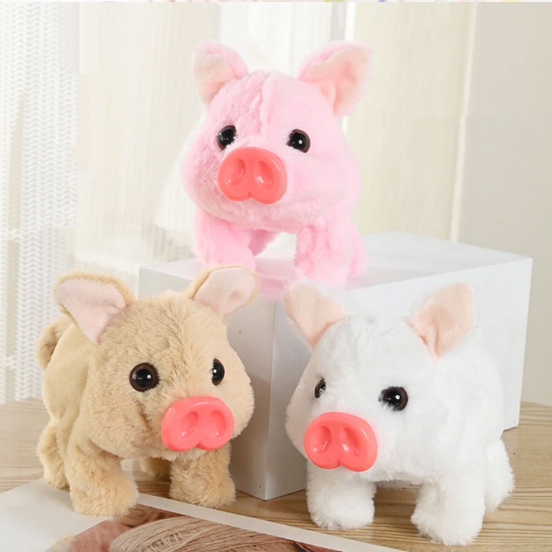 🐽 Anti-Stress Plüsch-Schwein 🐷 – Interaktives Spielzeug mit „Oink Oink“-Sound & Gehfunktion!