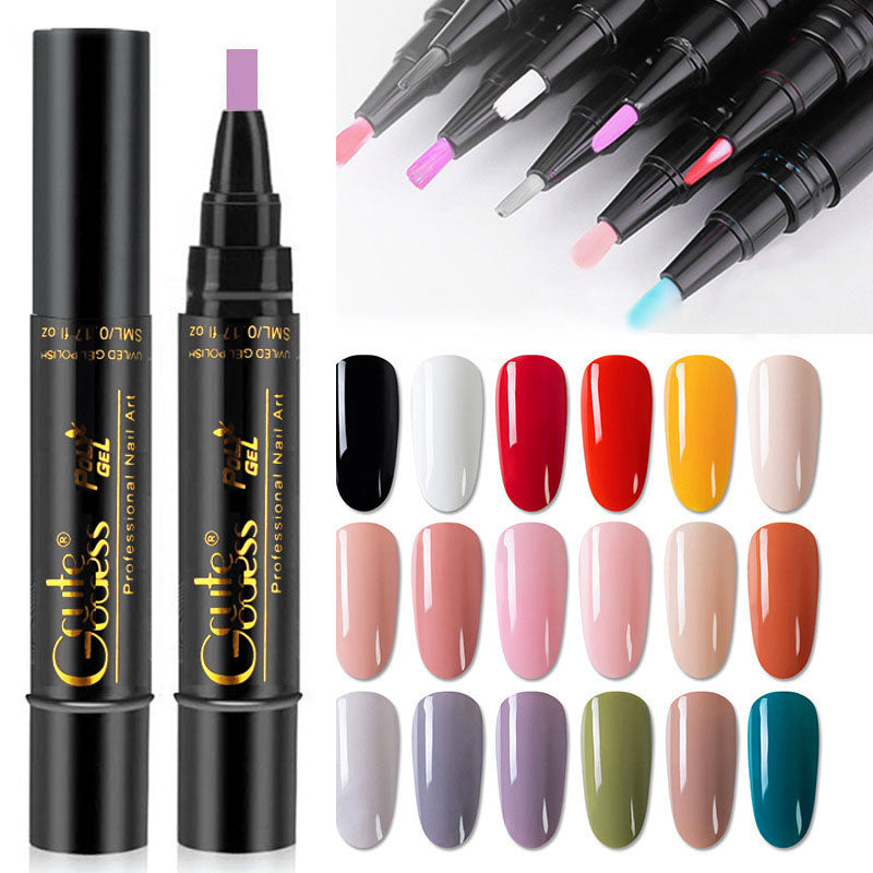 💅✨ 3-in-1 Gellack-Stift: Grundierung + Farbe + Versiegelung in Einem! | Schnelle Maniküre