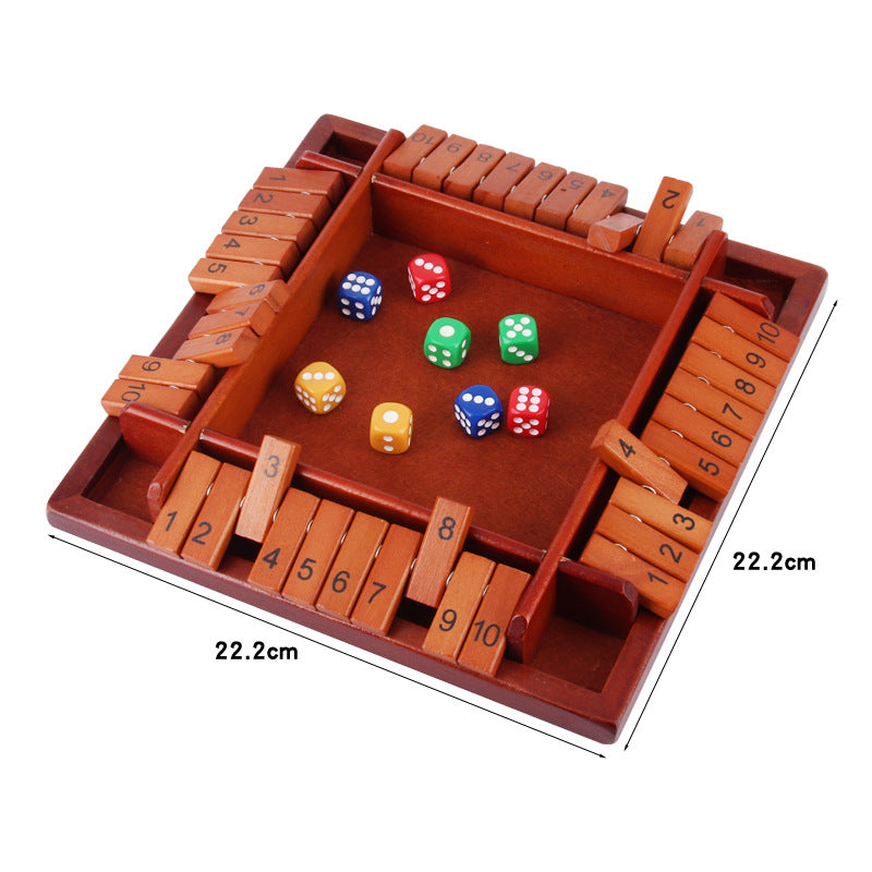 SHUT THE BOX BRETTPIEL 🎲 | Lustiges Familienspiel
