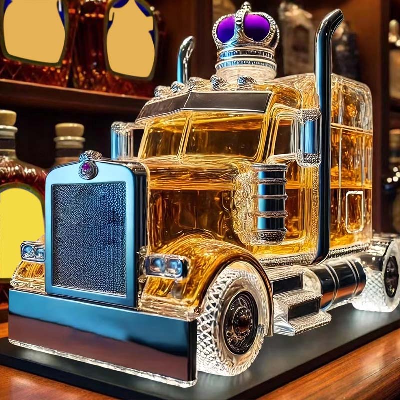 Truck Whiskyflaschen