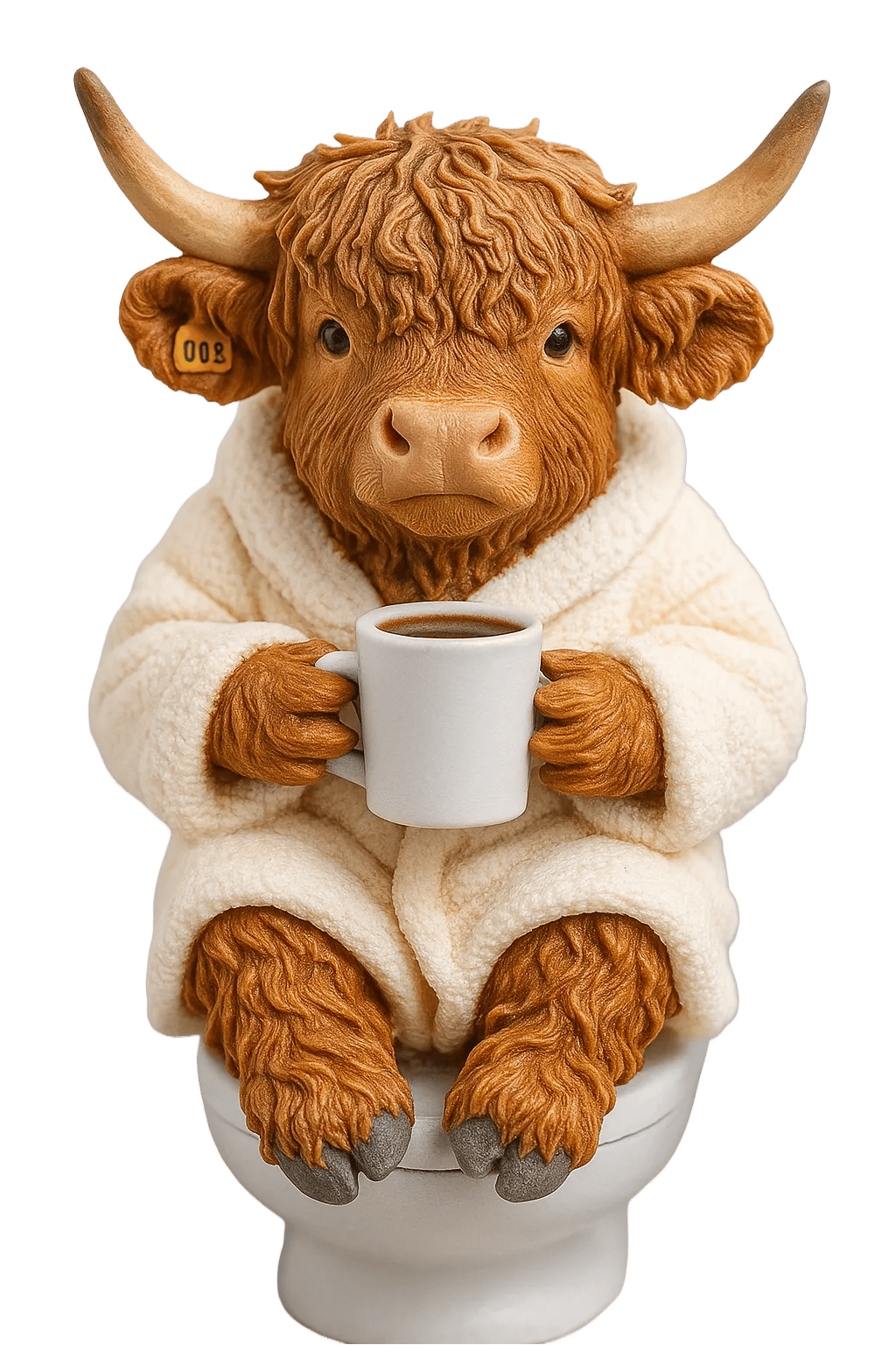 🐮 Highland Cow Adventskalender 2025 🎄✨ – 24er Set: Handgefertigte 3D-Figuren