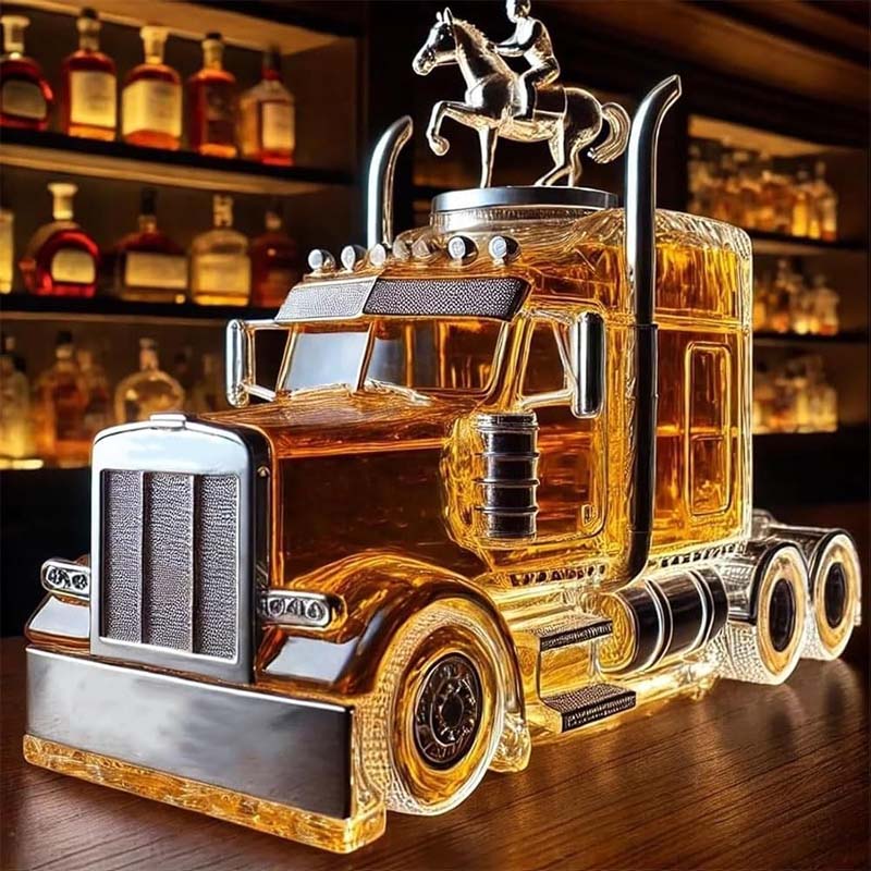 Truck Whiskyflaschen