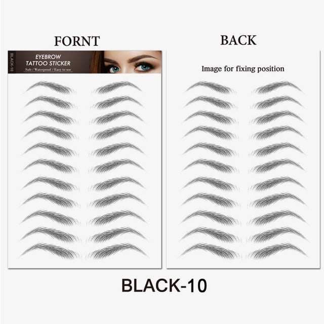 Simulation Waterproof Eyebrow Sticker