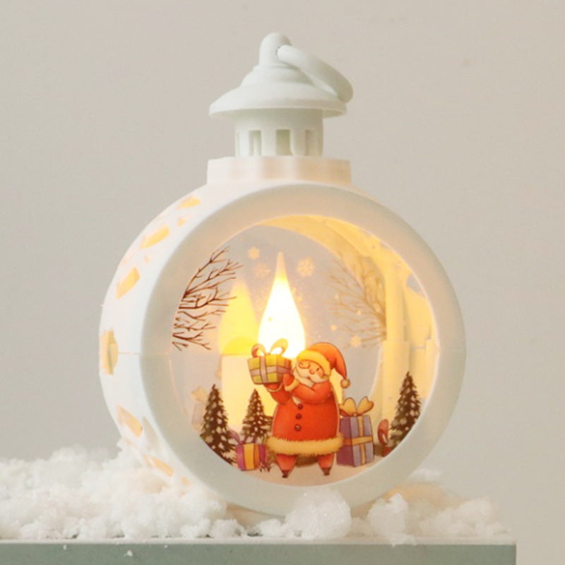🎄 Retro LED-Weihnachtslampe ✨ – Tisch- & Fensterdekoration