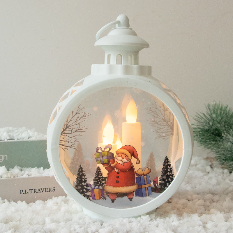 🎄 Retro LED-Weihnachtslampe ✨ – Tisch- & Fensterdekoration