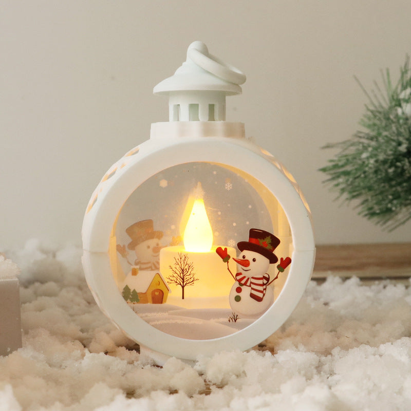 🎄 Retro LED-Weihnachtslampe ✨ – Tisch- & Fensterdekoration