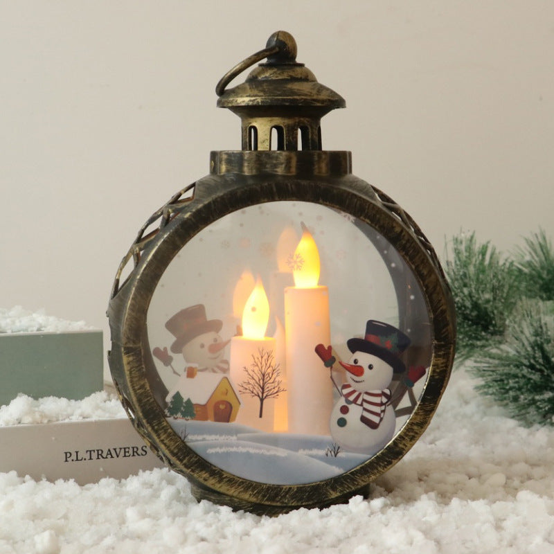 🎄 Retro LED-Weihnachtslampe ✨ – Tisch- & Fensterdekoration