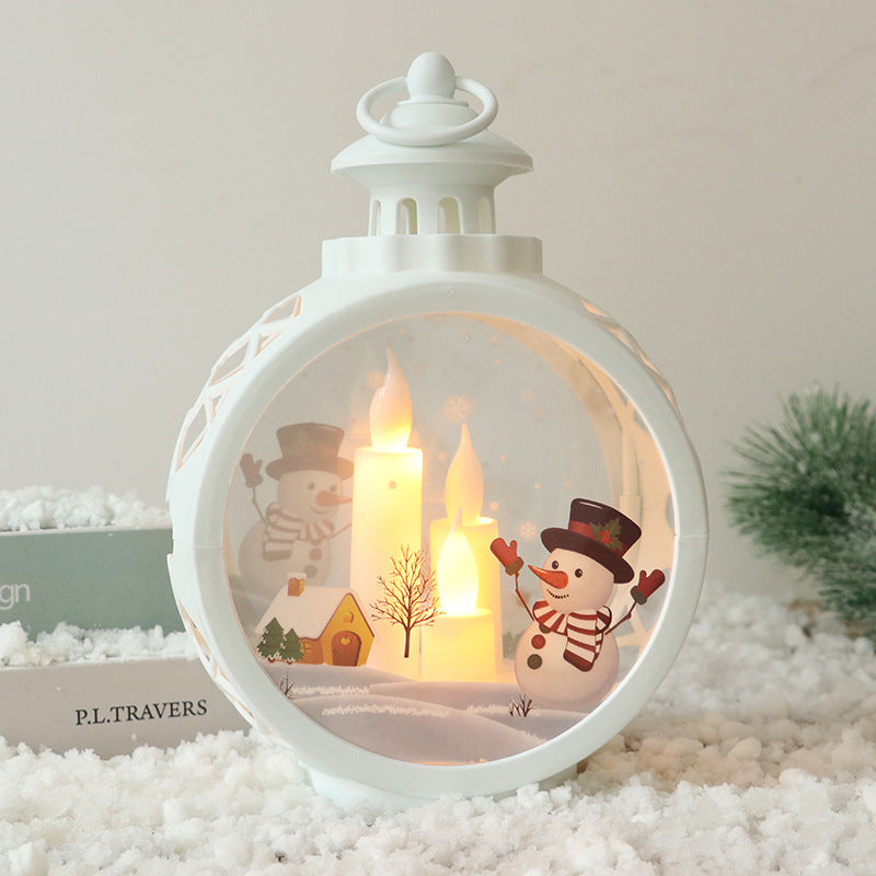 🎄 Retro LED-Weihnachtslampe ✨ – Tisch- & Fensterdekoration