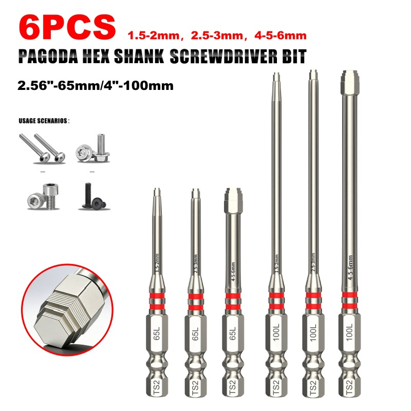 Nie wieder abrutschen! 🛠️ – Magnetisches Profi-Sechskant-Bit-Set