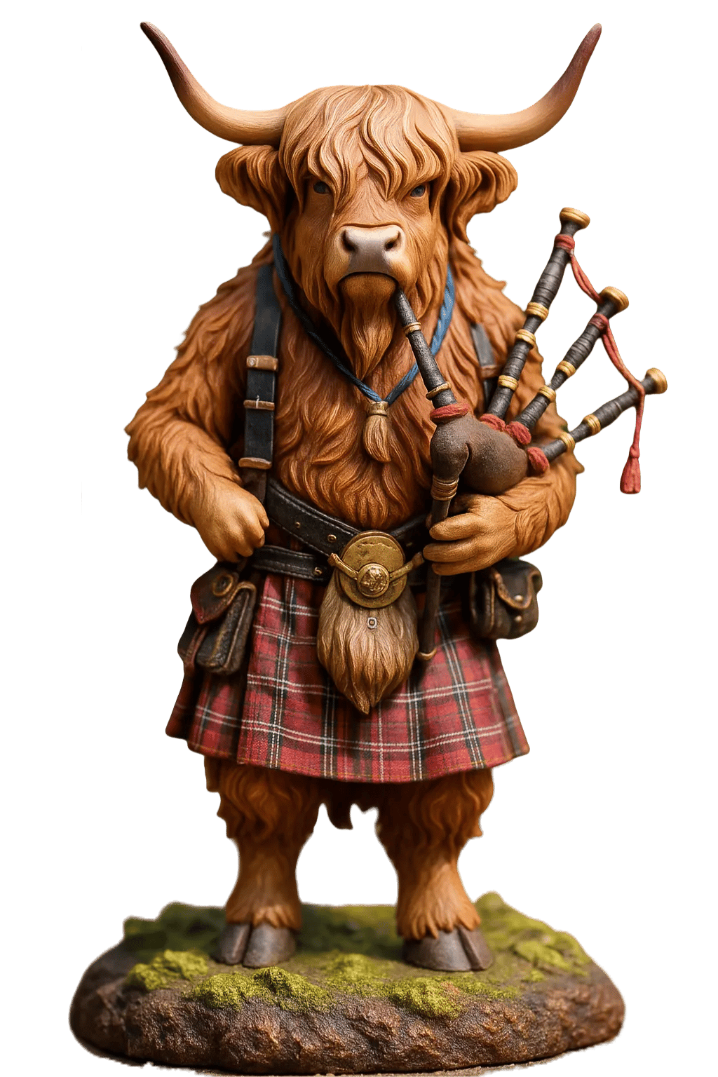 🐮 Highland Cow Adventskalender 2025 🎄✨ – 24er Set: Handgefertigte 3D-Figuren