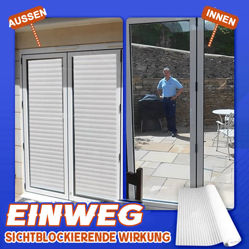 Eins-Weg-Imitationsjalousien Sichtschutzfensterabdeckung